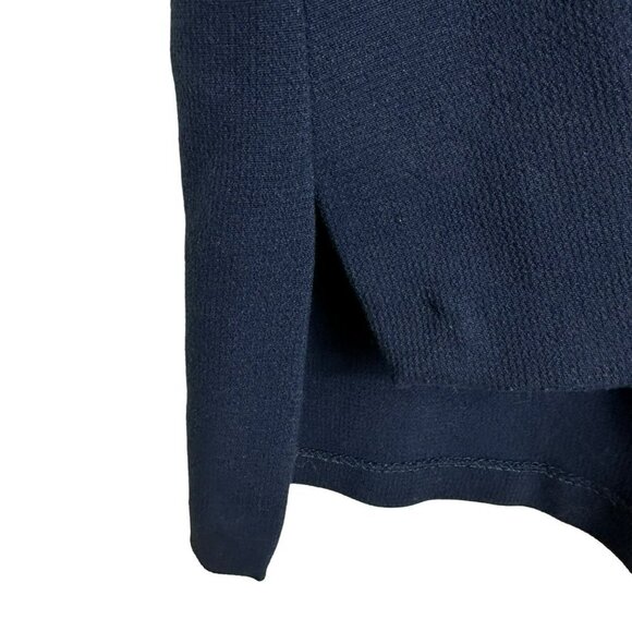 Zara Navy Blue Dress Round Neckline Zipper in the Back Size Small - Picture 10 of 16